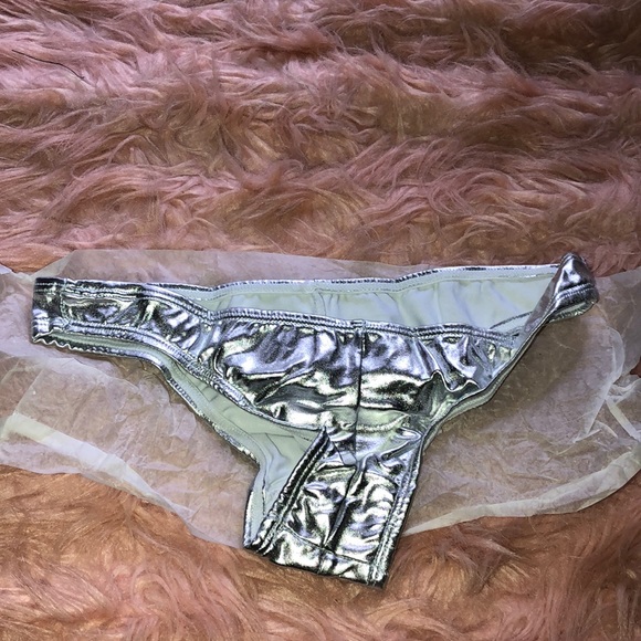 MetroSexShow Intimates & Sleepwear Metallic Silver Panties Poshmark